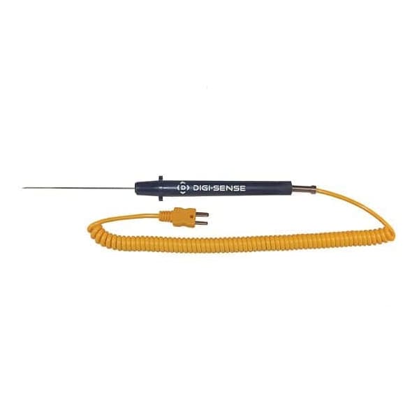 Type-K, Hypo Tip Probe, 4"L, Mini-Conn,